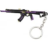 Pexylun VALORANT-Inspired Rifle Keychain, 3.6-Inch Zinc Alloy Gaming Weapon Charm, 3D Sculpted Collectible Gift for Players