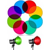 Alipis 8-Pack Colored Gel Filters, 4" Lighting Sheets for LED Stage &amp; Photo | Photo &amp; Video Effects, DIY Color Filter Film for Photography, Theater, Party &amp; Creative Lighting
