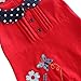 Novatx 100% Cotton Sleeveless Princess Dress for Girls H6178 Red (2/3y)