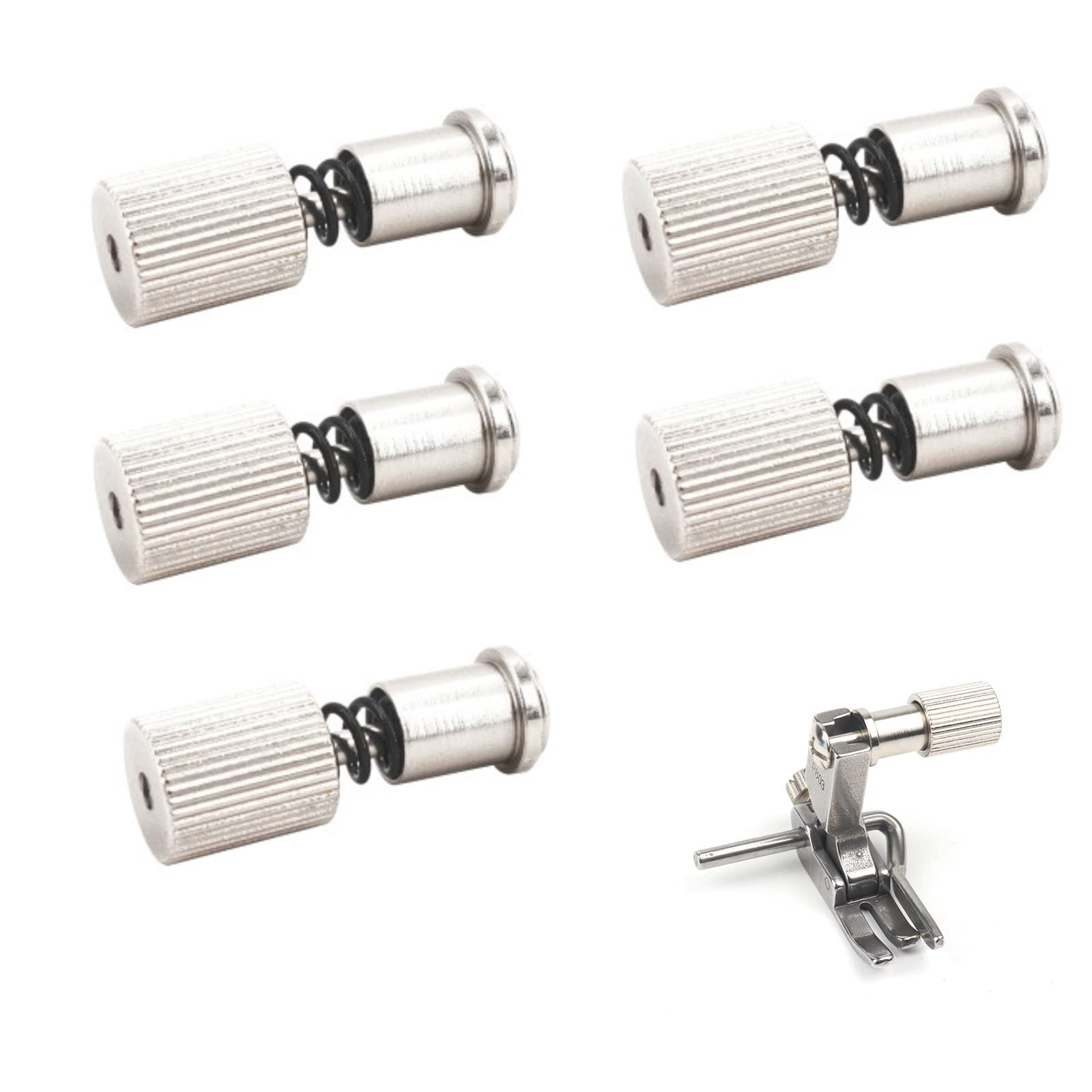 5 Pcs Presser Foot Screws Sewing Machine Spring Clamp Universal Presser Foot Clamp Change Presser Foot Accessory for Quick Change Household Sewing Machine Presser Foot