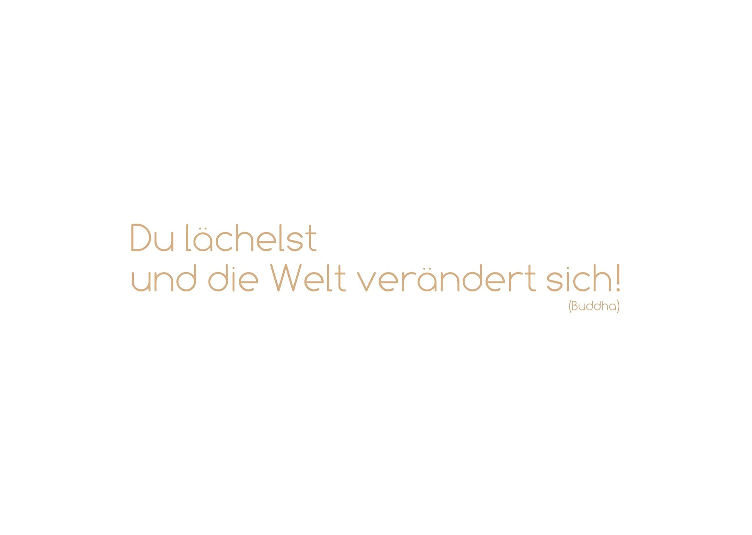 Komar Deco Sticker | Du Löchelst | 14 x 70 cm | Peel and Stick Wall Sticker, Saying, Wall Picture, Wall Sticker, Proverb, Wisdom of Life | 18001h