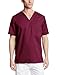 Cherokee Workwear Scrubs Men's Stretch V-Neck Top, Wine, X-Large