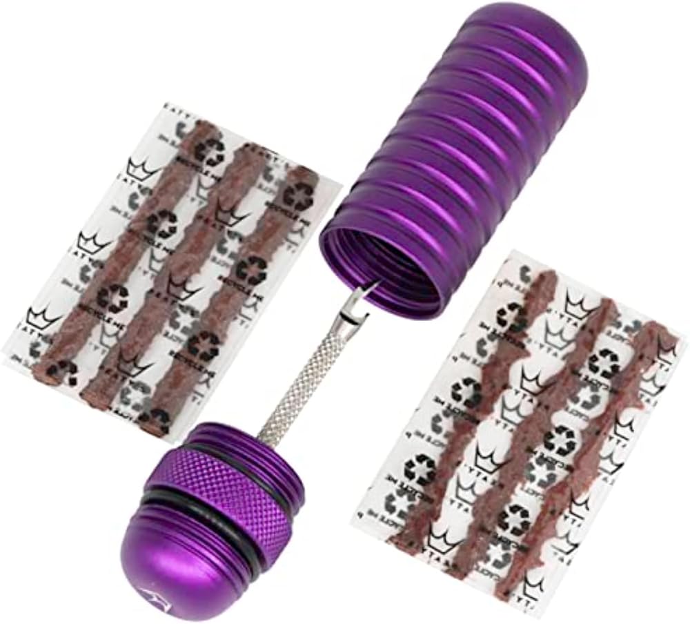 Peaty's Tubeless Puncture Repair Plugger Kit Violet 316 Stainless