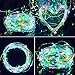 Vmanoo LED String Lights, 72 Feet 200 LED Solar Powered Copper Wire Starry Rope Xmas Lights, Indoor Outdoor Lighting for Garden Party Path Lawn Wedding Christmas, DIY Decoration, 2-Pack (Multi-Color)