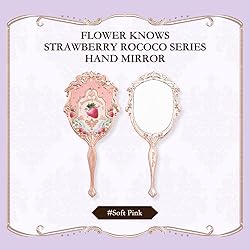 Flower Knows Strawberry Rococo Hand Mirror,Portable