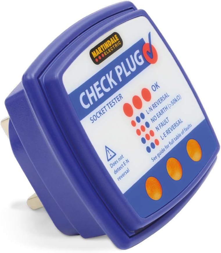 Martindale CP501 Classic Check Plug 240V Socket Tester Blue