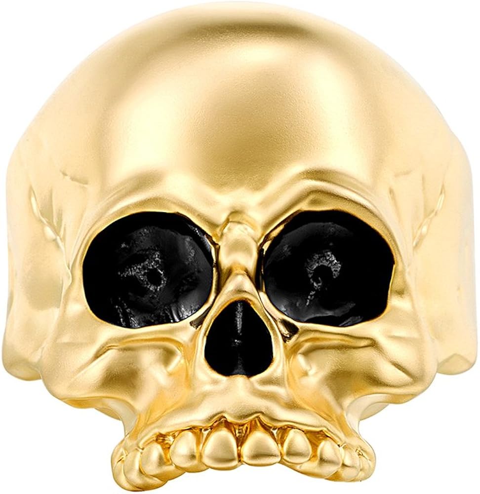Amazon メンズ リング ドクロ 指輪 人気 スカルりん ブランド デザイン スカル ダークファッション アクセサリー ジュエリー 通販