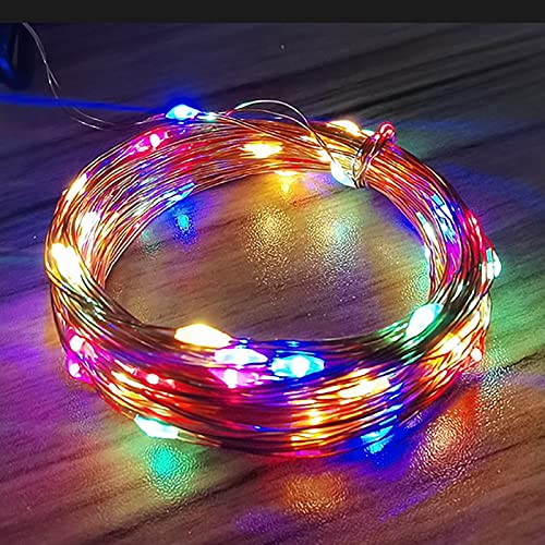 Christmas Lights USB Led String Lights Suitable for Indoor, Bedroom Holiday Christmas Wedding Decoration Window with USB Interface (Black a)