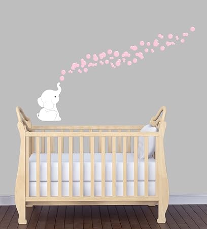 pink wall decals for nursery