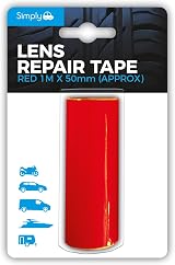 Simply 2253 Lens Tape Red for Vehicle Lighting Lenses Repair