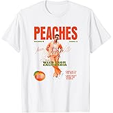 Official Justin Bieber Peaches White T-Shirt Small