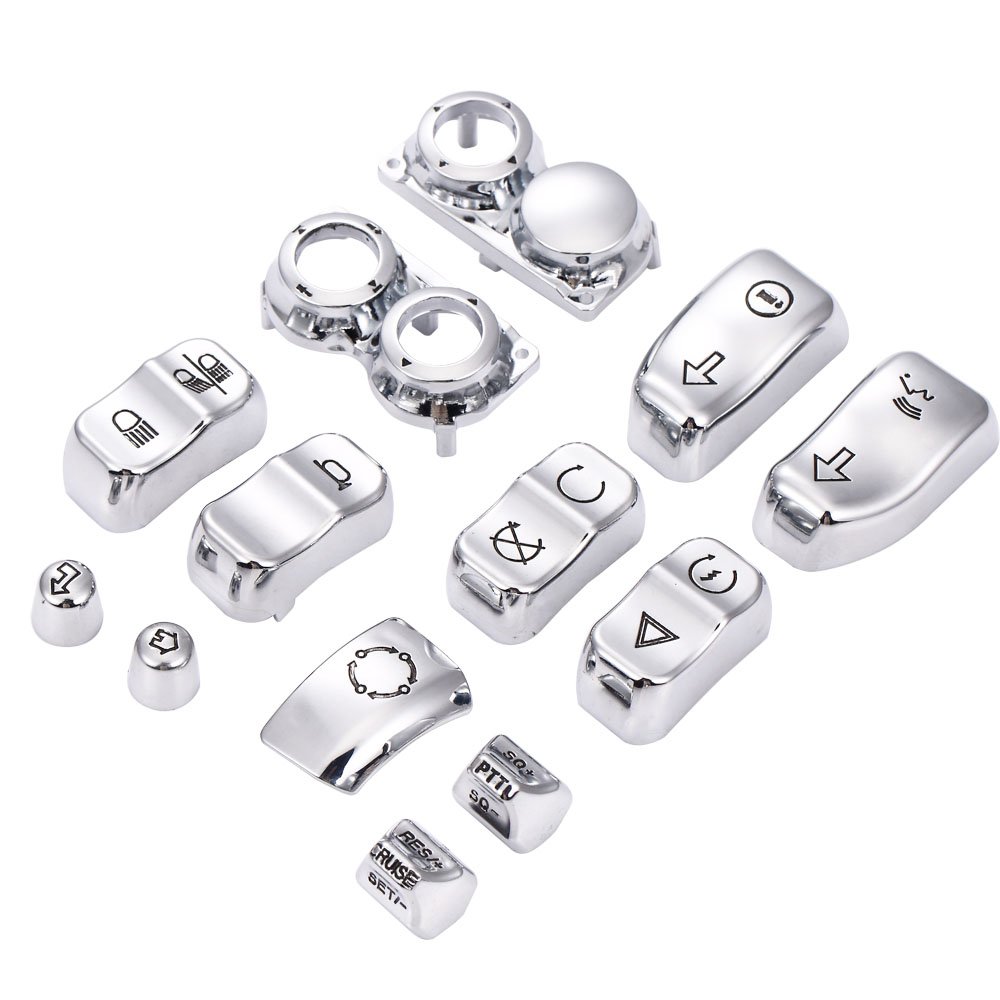 chrome switch covers for harley davidson