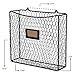 Wall35 Cestino Magazine Holder and File Organizer Wall Mount Metal Chicken Wire Basket with Tag Slot, Black