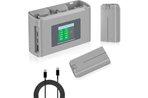 JHTC Mini 2 Battery Hub for DJI Mini 4K/2/SE/SE Drone, 2400mAh, Two-Way Charging