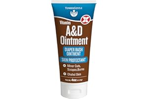 TENDERGENTLE Vitamin A&D Ointment for Baby Diaper Rashes - 4 oz of A and D Ointment for Adults, Seniors, and Babies