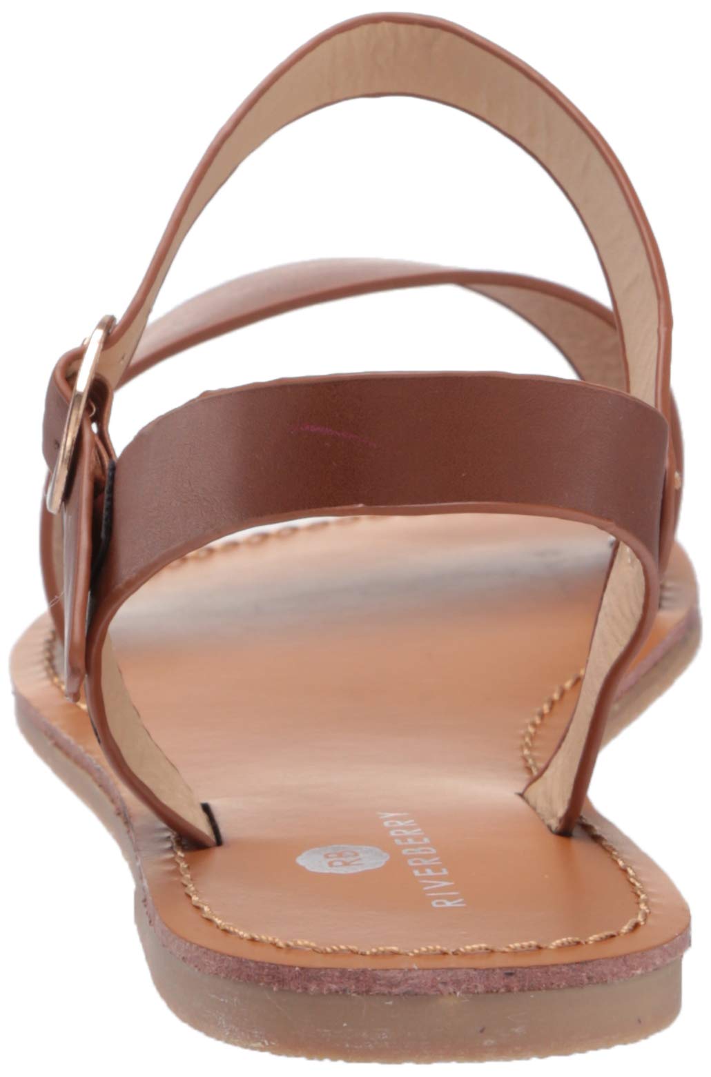 Riverberry Women's Lila Open Toe, Strap Flat Sandals - Image 4