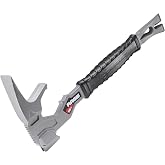 Powerbuilt 15 Inch Multi-Function Demolition Tool, Hammer, Nail Puller, Magnetic Nail Starter, Multi-Use, Heavy Duty Construction, DIY Hand Tools 942189GCT