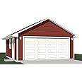 Garage Plans: Contemporary Two Car Garage
