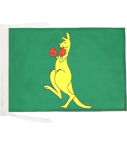 Bandiera Del Canguro Australiano Del Materiale Del Poliestere Di Progettazione P - Foto 4