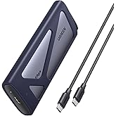 UGREEN 20Gbps M.2 NVMe SATA SSD Enclosure, 10Gbps 8TB USB C External NVMe M.2 Enclosure Compatible with USB 3.2 Gen2*2 Suppor