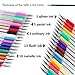 JPSOR Colored Bulk Gel Pens Set, 36Pcs Metallic Pens, Glitter Pens, Neon Pens, Pastel Pens, Gel Ink Pens with Replacement Refills for Adult Coloring Kids Doodling Drawing