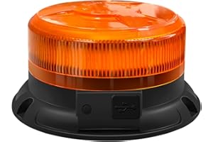 AnTom Magnetic Wireless Strobe Light, Waterproof Rechargeable LED Beacon Lights for Trucks, Vehicle Emergency Flashing Warning, forklifts,Tractors,Golf Carts,Cars