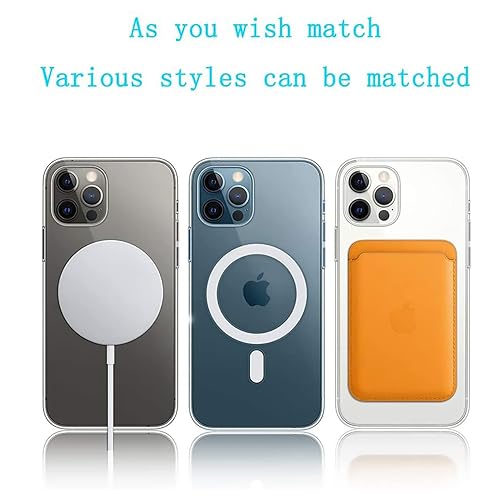 HVDI Clear Magnetic Case for iPhone Xr with Mag-Safe Wireless