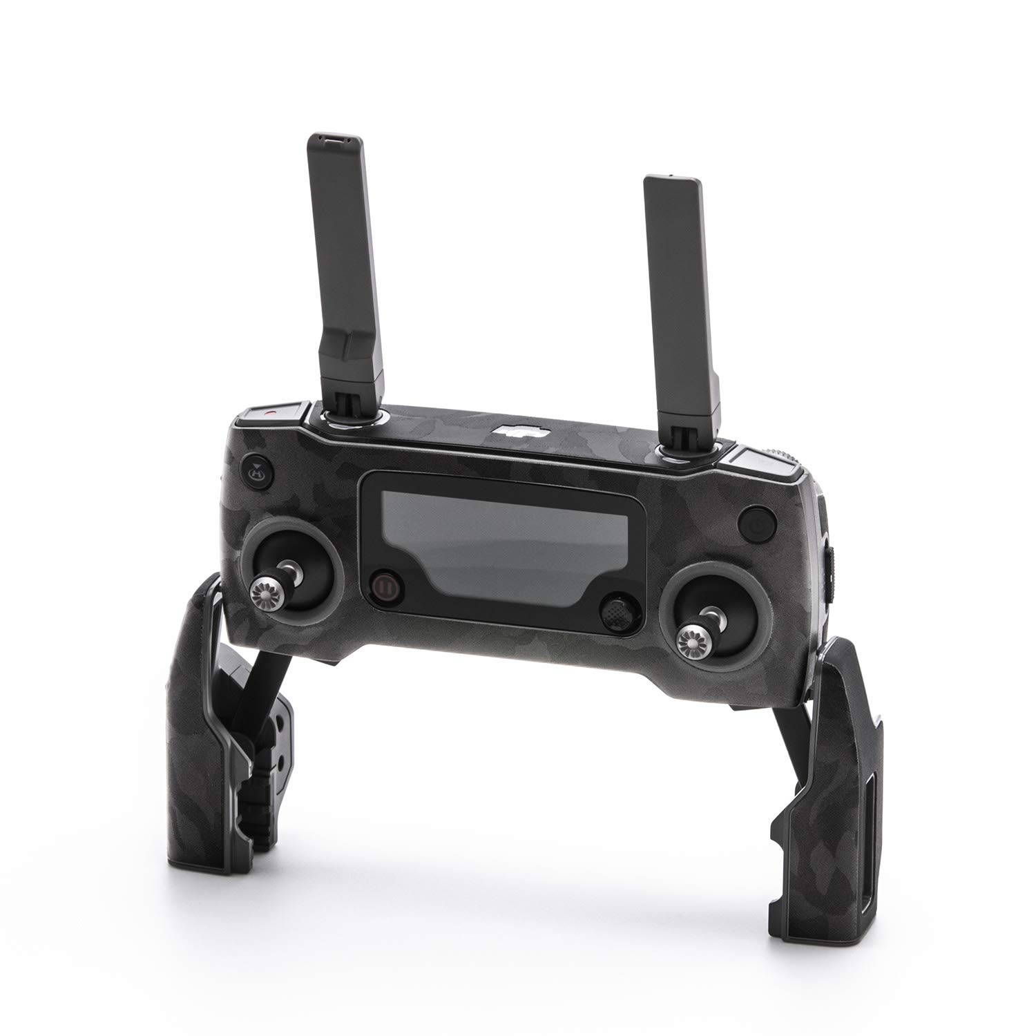 Wrapgrade Poly Skin Sticker compatible with DJI Mavic 2 | Remote Controller (BLACK BUMPY CAMO)