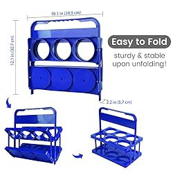Bodaon 6 Cup Drink Carrier with Handle, Plastic Cup