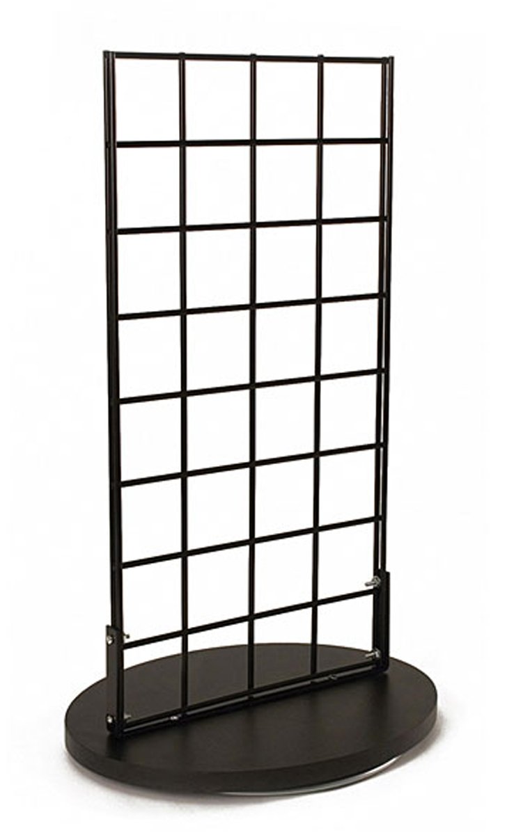 Grid Countertop Spinner Display 2Sided 3OC Gridwall Rotating Rack