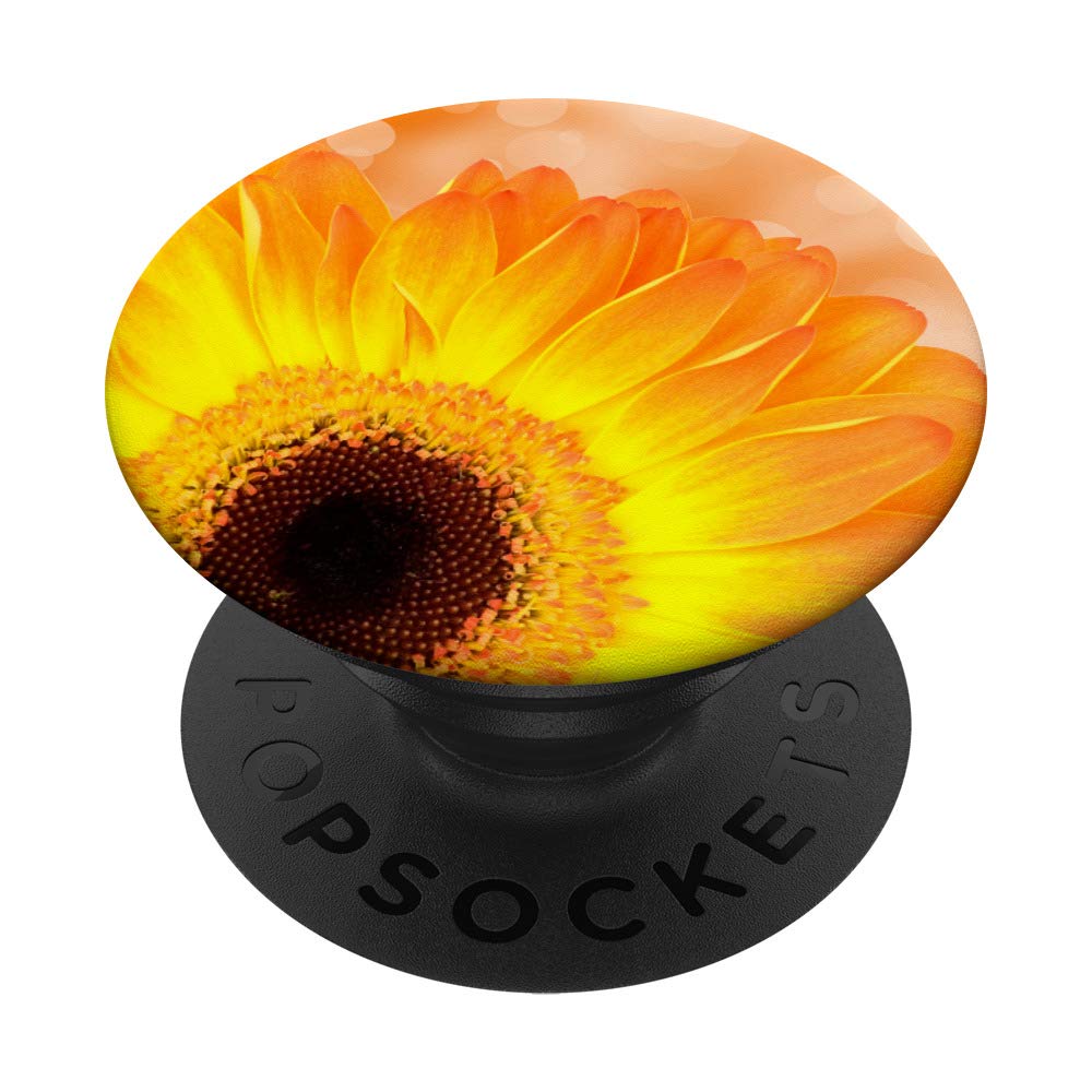 Yellow Gerber Daisy Flower Floral Gift PopSockets PopGrip: Swappable Grip for Phones & Tablets
