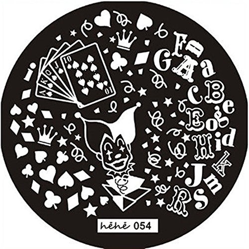 Fascinating Nail Art Stickers Image Design Template Fashion Stamping Plates hehe Series Types Code hehe54