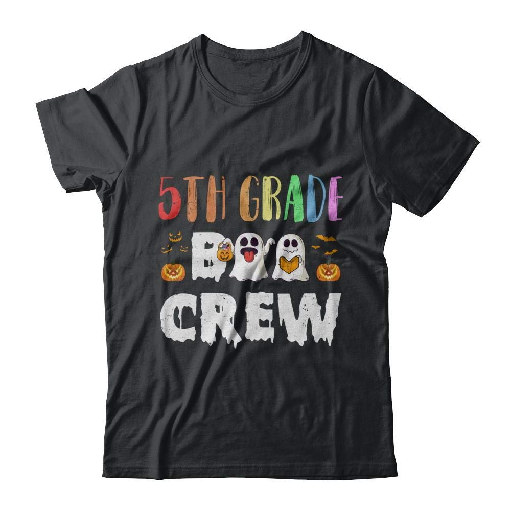  Cute Boo Crew 5th Grade Tea Halloween Shirt Short Sleeve Tee