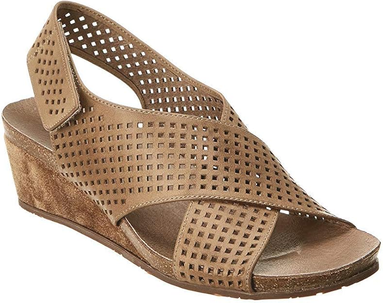 Amazon.com | Chocolat Blu Theo Wedge - Platform Slingback Sandal - Women's Perforated Leather 