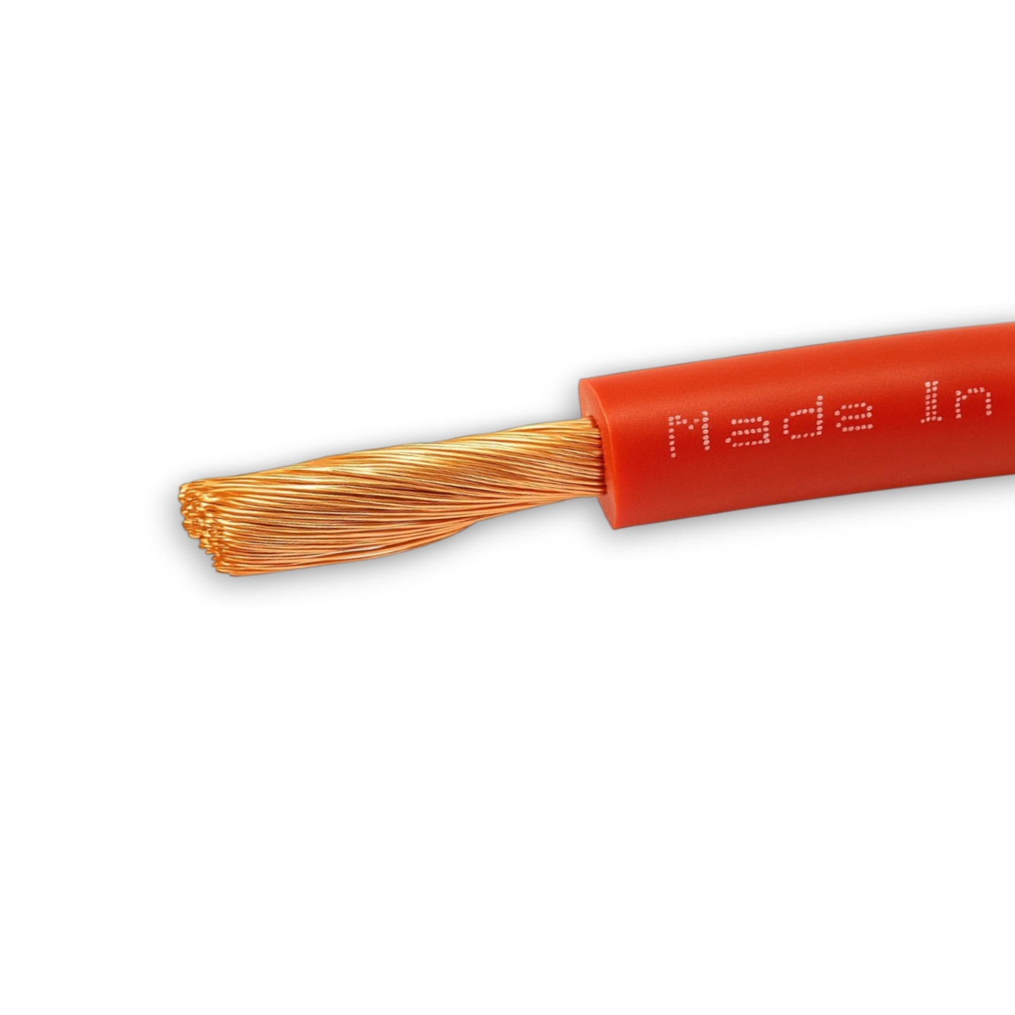 MKGT Red & Black Battery/Starter/Welding Flexible PVC Cable Wire 110/170/345 Amp 16mm 25mm 35mm (16mm² Red, 1 Meter)