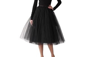 WDPL Adult A-line Tulle Skirt Bridesmaid Petticoat Tutu for Women