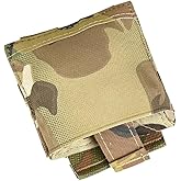 SABADO Micro Molle Dump Pouch,Magazine Utility Pouch Drawstring Ultralight-Mesh Belt Dump Pouches Soft Roll Up Foldable