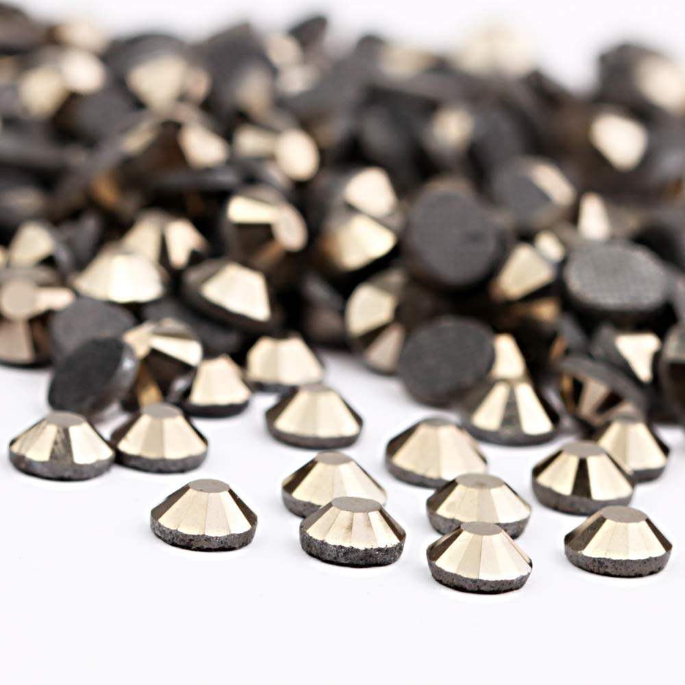 Crystal Hotfix Rhinestone,Machine Cut Stone 2880pcs/pkg (Hematite,SS6/2mm)