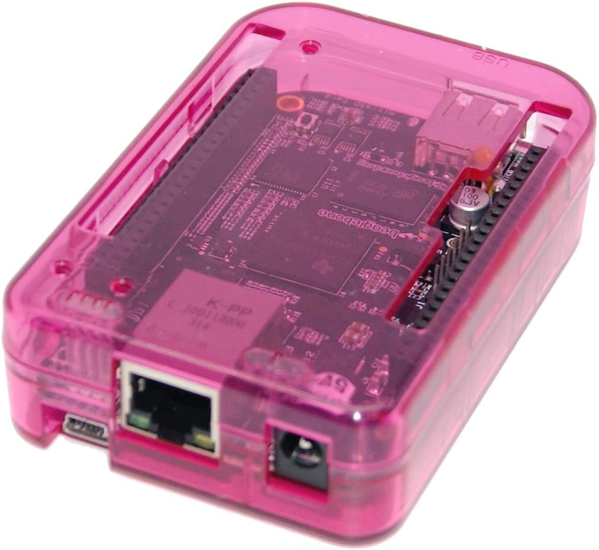 SB Components Protective Pink Case for BeagleBone Black Case Cover for Beaglebone (Pack of 1)