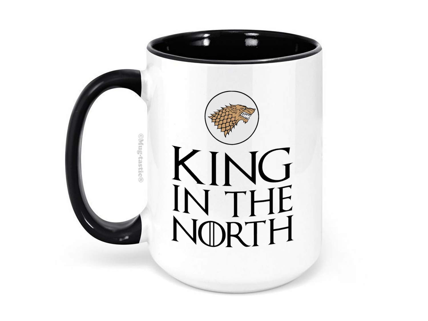 King in The North - Jon Snow - Large 15oz El Grande - Funny Ceramic Coffee Mug