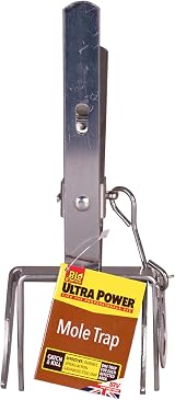 The Big Cheese Mole Tunnel Trap Two-Way Galvanised Steel Durable Weather-Proof view 1