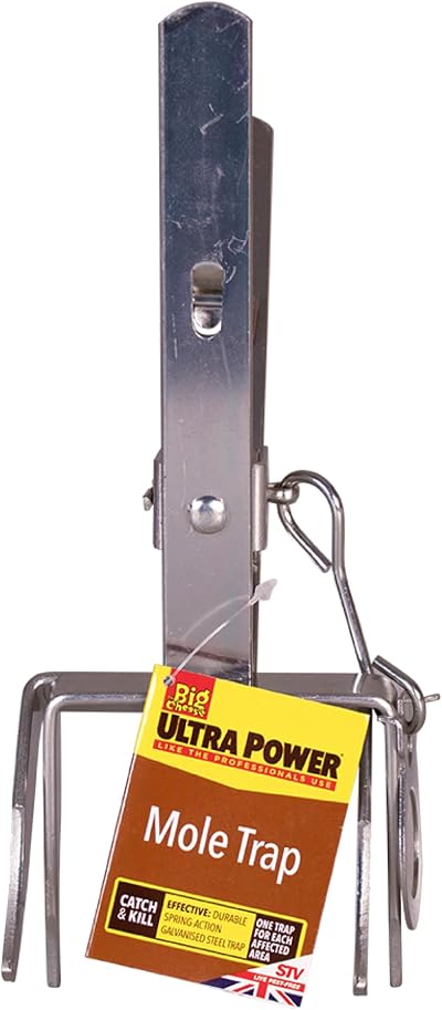 The Big Cheese Mole Tunnel Trap Two-Way Galvanised Steel Durable Weather-Proof
