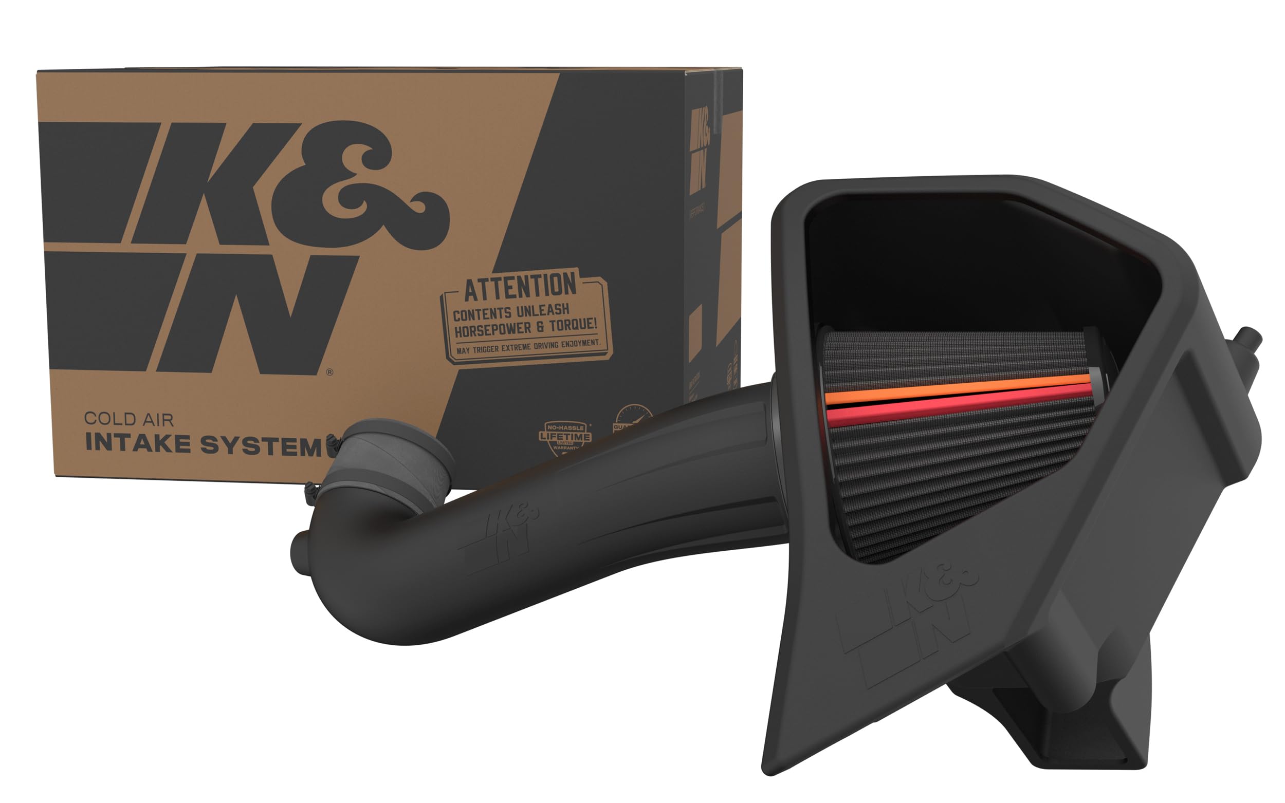 K&N NextGen Cold Air Intake System: Dry-Flow Cotton Filter: Compatible with 2019-2025 CADILLAC/CHEVROLET/GMC Escalade; Silverado 1500; Suburban; Tahoe; Sierra 1500; Yukon; Yukon XL; 50-3110D Image