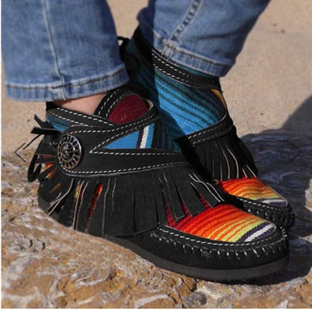 womens leather moccasin boots