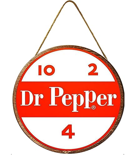 Amazon.com: Eletina Retro Metal Tin Sign Dr Pepper 10-2-4 Sign For