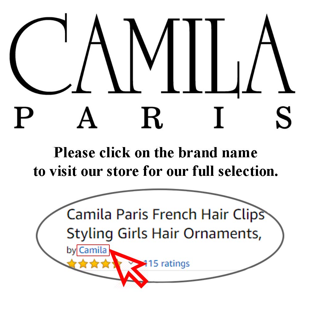 Camila Paris CP33/2 French Hair Side Combs Small Set of 2 Tortoise Shell Flexible Durable Cellulose Hair Combs, Strong Hold Hair Clips for Women, No Slip Styling Girls Hair Accessories, Made in France : Beauty