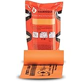 SWAT-T Tourniquet, Orange, Pack of 1 | Emergency First Aid for Massive Hemorrhage Control, Made in the USA by Safeguard Medical, Trusted by First Responders
