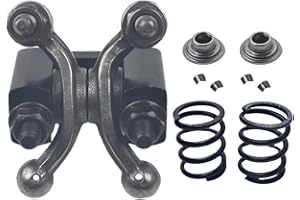 GUCIDDAK Racing Shaft Rocker Arm Set w Black For Predator 212cc Non Hemi,Race retainers & 18lb Race Springs
