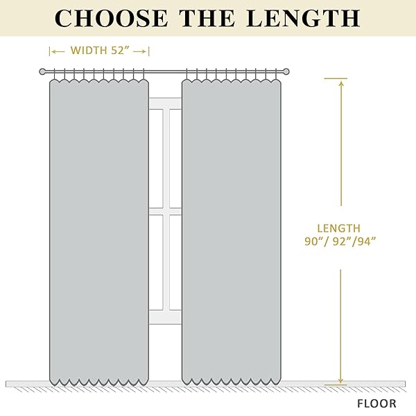 LCOOMZEN GOLDEN PALM CURTAINS GROMMET BLACKOUT 90 INCHES FOR BEDROOM AND LIVING ROOM 2 PANELS SET THERMAL INSULATED ROOM DARKENING CURTAINS