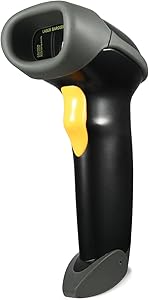 Barcode Scanner,Symcode USB 1D Laser Wired Bar Code Scanner Reader